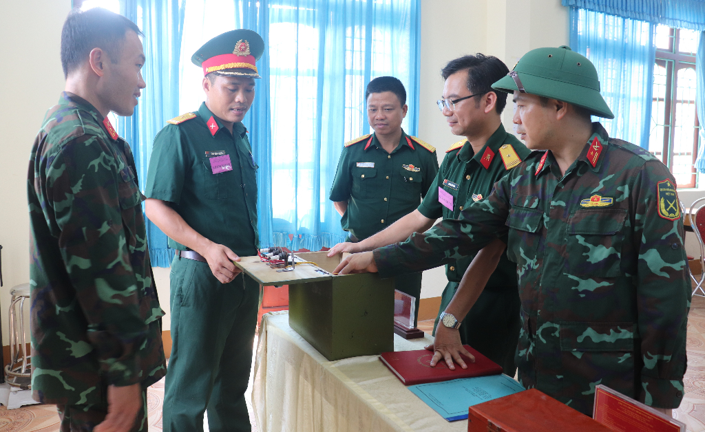 Ban CHQS huyện Lạng Giang tham Hội thi xe tốt, lái xe giỏi cấp Bộ CHQS tỉnh năm 2023