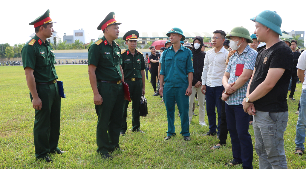 Lạng Giang: Khai mạc kiểm tra sẵn sàng động viên quân nhân dự bị năm 2023