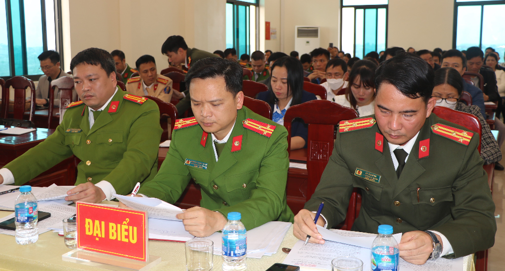 Công an huyện Lạng Giang kiểm điểm kết quả công tác đảm bảo an ninh, trật tự tại các cơ sở giáo...