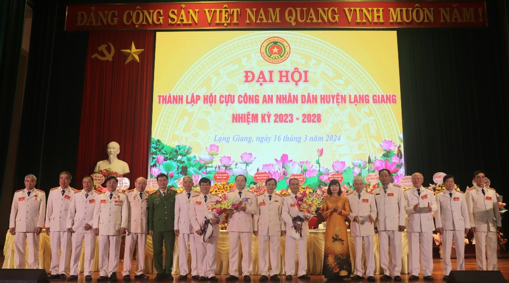 Lạng Giang: Đại hội thành lập Hội Cựu công an nhân dân huyện nhiệm kỳ 2023- 2028