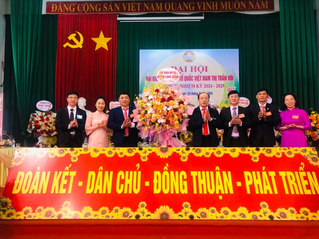 Đại hội Mặt trận Tổ quốc Việt Nam thị trấn Vôi lần thứ II, nhiệm kỳ 2024-2029