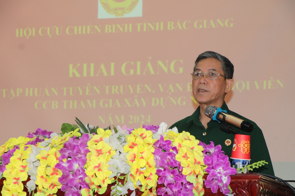 Lạng Giang tập huấn tuyên truyền vận động Hội viên Cựu chiến binh tham gia xây dựng nông thôn mới