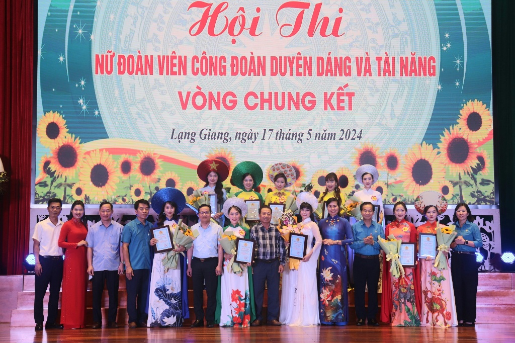 LĐLĐ huyện Lạng Giang sôi động Hội thi “Nữ đoàn viên công đoàn duyên dáng- tài năng” năm 2024