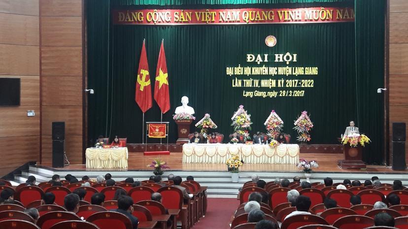 Đại hội Hội Khuyến học huyện Lạng Giang lần thứ IV (nhiệm kỳ 2017-2022)
