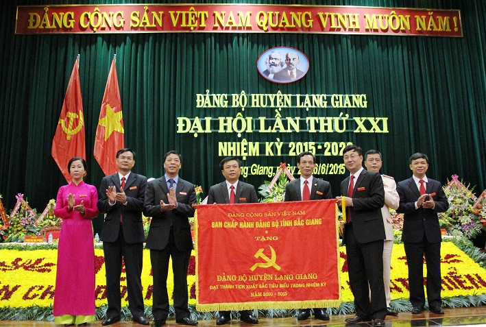Khai mạc Đại hội đại biểu Đảng bộ huyện Lạng Giang Đại hội lần thứ XXI, nhiệm kỳ 2015-2020
